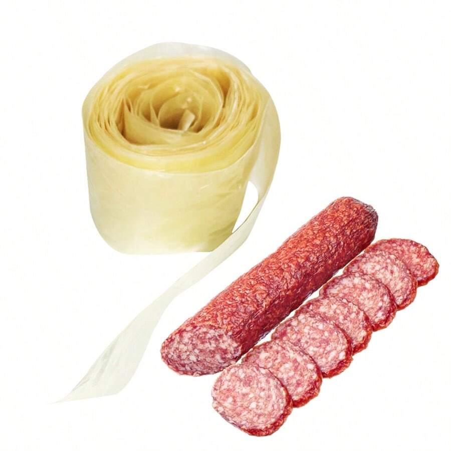 SISCCI 21mm 膠原蛋白腸衣,30cm 短長度,1-30m,適用於風乾香腸、紅香腸、燻香腸、自製加工 - 查看 1