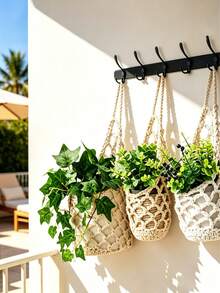 3/1pc Plant Hanging Planter, Suitable For Various Plants. Indoor Wall-Mounted Plant Rack, Indoor Wall-Mounted Flower Pot, Hanging Plant Cultivation Rack, Gardening Tools, Gardening Supplies, Gardening Decor, Gardening Decorations - A - View 9