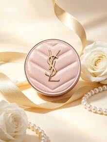 Pink Glow Cushion Foundation B10 Ivory SPF23 PA++ Hydrating Buildable Coverage Long-Lasting Brightening For Light Skin Tone Daily Travel Touch-Up 5g Mini Compact By Yves Saint Laurent - B10 - View 5