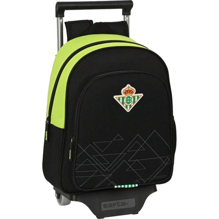 Real Betis Balompié 皇家貝蒂斯足球俱樂部大型緊湊型進化拉桿背包,帶可拆卸防水證件卡套和頂部提手,耐用PP/PVC材質拉桿,高款拉桿,均碼 - 免費送貨 ✅ 西班牙大陸地區24/48小時送達 - 選項 2 - 查看 1
