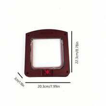 2 Locking Modes Pet Door, Suitable For Cats And Small Dogs, Windproof And Waterproof Door Curtain, Easy To Install Indoor And Outdoor Cat And Dog Door - one-size - View 2