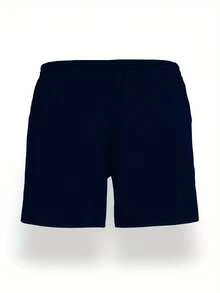 Shorts casuales de playa para vacaciones para hombre con estampado de bloques de color, cordón, cintura elástica, bolsillos inclinados y forro de malla - Multicolor - Ver 5