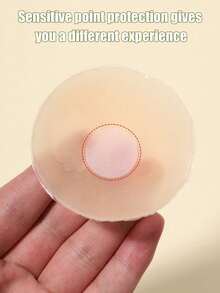 vfvQueen 2/6/12 Pairs Reusable Nipple Covers Gift Box, Silicone Invisible Breast Petals, With Travel Case - Multicolor - View 7