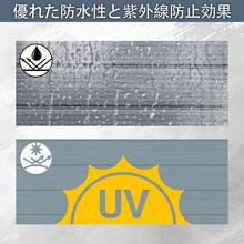 物置 屋外 樹脂製 大型 戸外収納庫 幅244*奥行き190*高218 窓付き 床板付き 頑丈 大容量 サビ防止 防水 ガーデニング 庭 - グレー+ポリプロピレン - チェックする 5
