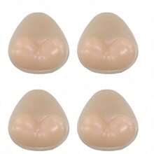 2/4 piezas Almohadillas de silicona invisibles para sujetador - Insertos de soporte para trajes de baño & Realzadores push-up, suaves, lavables, reutilizables para dar forma sin costuras, perfectos para bikinis, trajes de novia, eventos de piscina/playa y fiestas, accesorios de trajes de baño almohadillas de sujetador triangulares reutilizables push-up y elevadoras adecuadas para bikinis, trajes de baño y sujetadores deportivos - Multicolor - Ver 16
