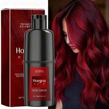Shampoo Tinte Rojo Coloración Cabello Larga Duración Aplicación Fácil En Casa Suave Sin Daño - Rojo - Ver 9