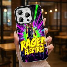 Phone Case: Electric Guitar Design Phone Case, Colorful Retro Fun INS Style, Shockproof Matte Back Cover, For Samsung Galaxy A20 A35 A36 A52 A54 A55 S10 S20 S21 S22 S23FE S24PLUS S25ULTRA, Gift For Fashionable People - 黑色 - 查看 5