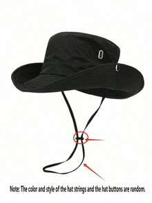 Outdoor Wide Brim Breathable Sun Hat, Unisex Sun Protection Hat For Hiking, Couple - Multicolor - View 10