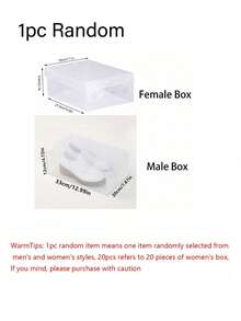 10pcs Foldable Transparent Plastic Shoe Boxes - Waterproof Dustproof Stackable Plastic Storage Boxes Suitable For Shoes, Sneakers, High Heels, Clothes And Other Items - Foldable Durable Containers Suitable For Wardrobe Apartment Small Space Dormitory Bedroom - View 11