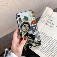 Funda para Teléfono T-Tony M-Montana S- para iPhone 17 16 15 11 12 14 13 Pro Max Mini X XR 7 8 Plus SE4 17E, Funda Suave a Prueba de Golpes - -7 - Ver 6