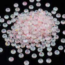 50pcs 3*6mm Multi-Color Shiny Lock Beads, Glass Seed Beads For DIY Jewelry Making, Handmade Beading Craft Supplies - DIY Fine Glitter  Buckle Beads - View 18