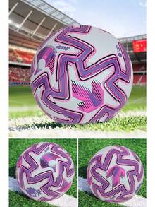 1pc Unisex Match, Youth Student Training, Dirt-Resistant & Easy To Clean, Wear-Resistant Standard No.5 Hand-Stitched Soccer Ball, Suitable For Outdoor, Indoor, Beach, Lawn, Cement Grounds In Multiple Colors - Multicolor - View 5