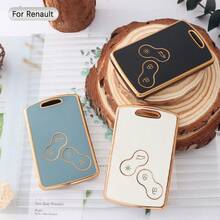Nueva funda de TPU suave para llave de coche para Renault Duster, Captur, Clio, Logan, Megane, Koleos, Scenic, Nema, Fluence y Zoe - Renault - Ver 8