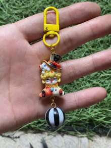1個/1套 卡通可愛3D樹脂包飾吊飾，個性化簡約可愛高端，適合作為送給好友和朋友的禮物 - 彩色 - 查看 9