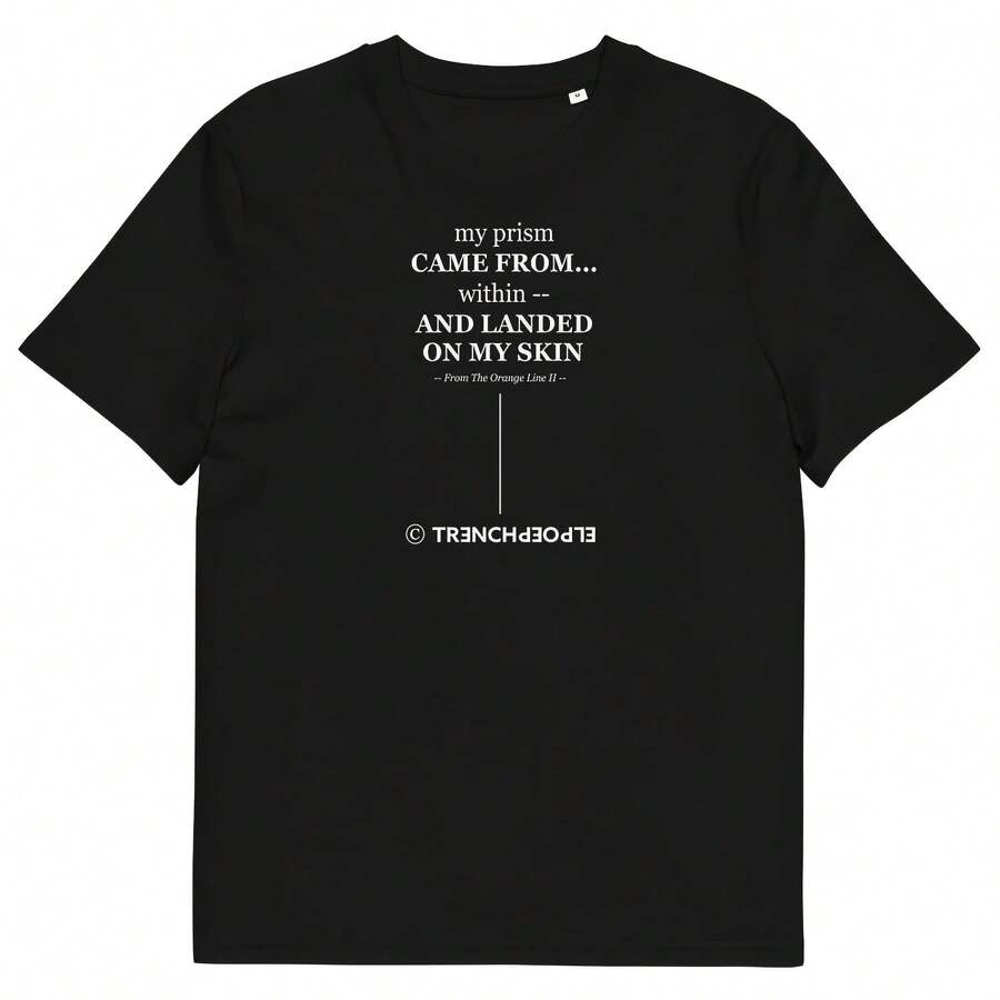 The Black Collection -- Orange Line (PRI) -- Uni Organic Cotton T-Shirt - 款式 - 查看 1