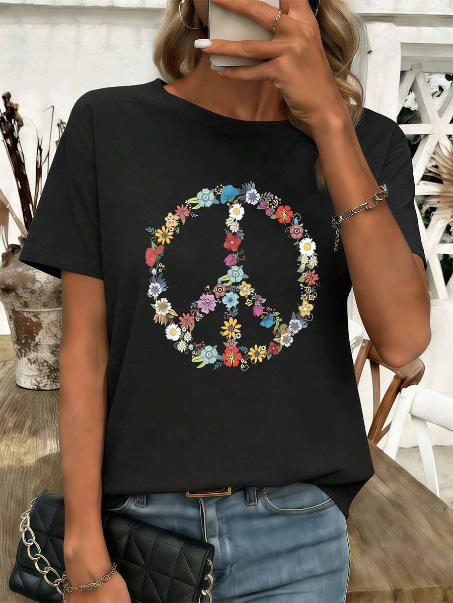 Women T-Shirts - Black - View 1