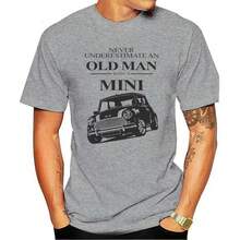 Unisex T-Shirt With Older Man Print In Classic Mini Skirt, Casual And Cool Style, Fashionable Unisex Summer T-Shirt With Round Neck - 紅色 - 查看 10