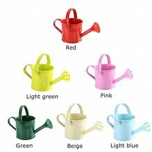 1pc Garden Floral Mini Metal Watering Can - One Size Fits All - View 3