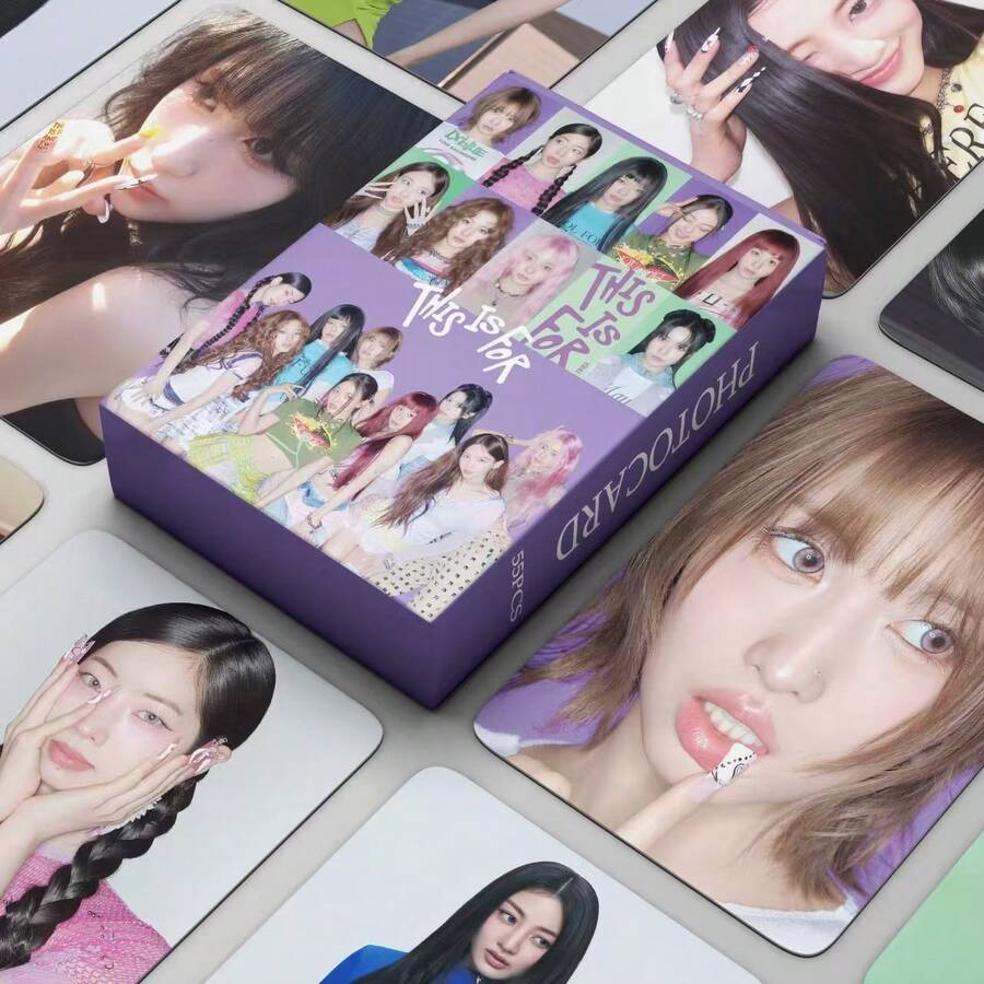 55張 TWICE 第14張專輯《Strategy》小卡，K-POP LOMO卡，娜璉收藏卡，高解析度雙面支撐卡，粉絲周邊，收藏品，適合作為粉絲的生日和節日禮物 - 彩色 - 查看 1