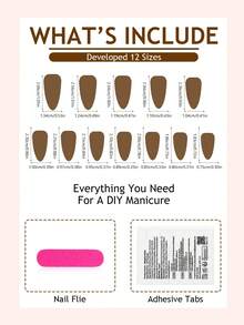 24片法式杏仁形亚克力美甲贴纸，3D金色线条艺术装饰，彩色金属配件设计，简约优雅的Y2K风格，表面光滑，全覆盖，适合女性和女孩日常佩戴的美甲用品 - 彩色 - 查看 7
