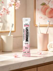 listerine 15 Pack 10ml/0.33 Fl Oz Alcohol-Free Cherry Blossom Mouthwash, Gentle Fresh Scent, Kills Odor-Causing Bacteria, Portable Travel Size, Holiday/Mother's Day Gift - Cherry Blossom Peach 10ml*15 - View 6