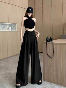 Women Pants - Dark Grey - View 4
