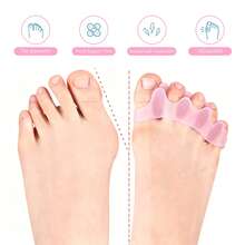 Soft Silicone Toe Separator With Nail File And Cleaning Brush Set, Home Pedicure And Manicure Nail Care Tools - Multicolor - View 10