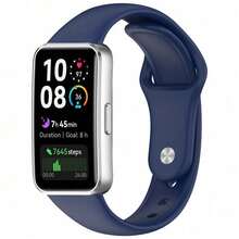 Soft Silicone Compatible With Huawei Band 10 9 8 Durable Comfortable Adjustable Size Smart Watch Straps For Men Women - one-size - View 11