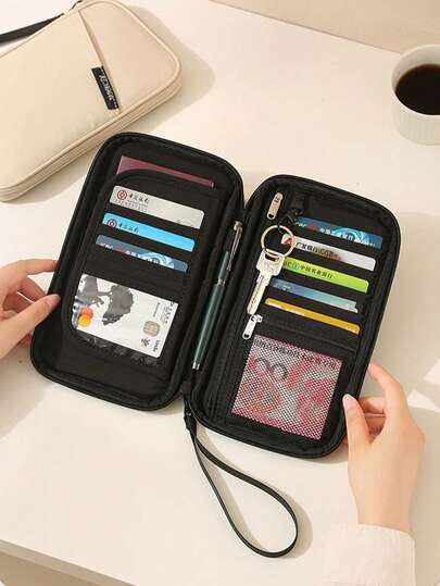 Ví đựng hộ chiếu, Túi đựng tài liệu du lịch di động unisex, Túi đựng vé chống RFID đa chức năng, Ví đựng hộ chiếu, Ví đựng thẻ ID bằng vải Oxford dày, Túi đựng hộ chiếu và thẻ ID, Túi đựng đồ đa năng tiện dụng dung lượng lớn, Túi đựng tài liệu chống nước, Túi đựng hộ chiếu và thẻ đa năng nhiều lớp dung lượng lớn, Túi đựng đồ