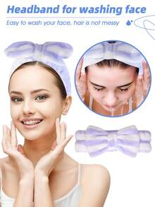 Bộ dụng cụ trang điểm 15 món bao gồm: 1 băng đô cài tóc + 2 dây đeo bát trang điểm + 3 bông mút rửa mặt + 3 bông phấn tam giác + 3 bông mút trang điểm + 3 bông phấn mini dạng cushion - Nhiều màu - Xem 4
