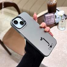 Fanahat-Funda para teléfono: Elegante letra J con corona y tres símbolos de corazón, funda estampada en plata coloreada, con características antiincrustantes, anticaídas y antideslizantes. Cubierta trasera mate duradera. Diseño universal para hombres y mujeres. Opción perfecta para todas las estaciones. - 1 - Ver 5