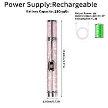 Rechargeable Electric Nail Trimmer Pen, Multi-Speed Adjustment Forward/Reverse, Fashionable Portable Manicure Tool With Various Nail Grinding Heads For Trimming And Removal, Perfect Gift Choice - Multicolor - View 11