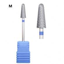 Easy Nail 1 pièce Foret à ongles en carbure de tungstène M0513 - Façonnage naturel des ongles, concentricité supérieure, outil de manucure professionnel - Multicolore - Voir 7