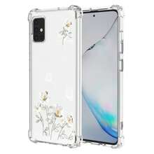 Case For, Transparent Case With Aesthetic Butterfly And Flower Designs, Anti-Yellow Soft Silicone Slim Anti-Shock Anti-Scratch TPU Bumper Case - 三星 Galaxy A71 4G - View 9