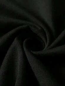 Playera de hombre estampada de manga corta - Diseño de cámara, algodón, cómoda y transpirable, estilo casual y versátil. - Negro - Ver 4