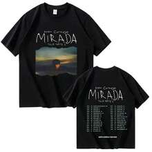 Ivan Cornejo Mirada Tour Double-Layer T-Shirt For Men, High-Quality T-Shirt, Summer Fashion 2025, 100% Pure Cotton, Printed T-Shirt - 黑色 - 查看 12