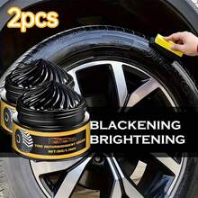 Car Tire Retreading Paste Tire Cleaning, Rust Removal, Polishing, Brightening, Waterproof, Anti Fouling Wheel Retreading Paste - 2pcs - View 3