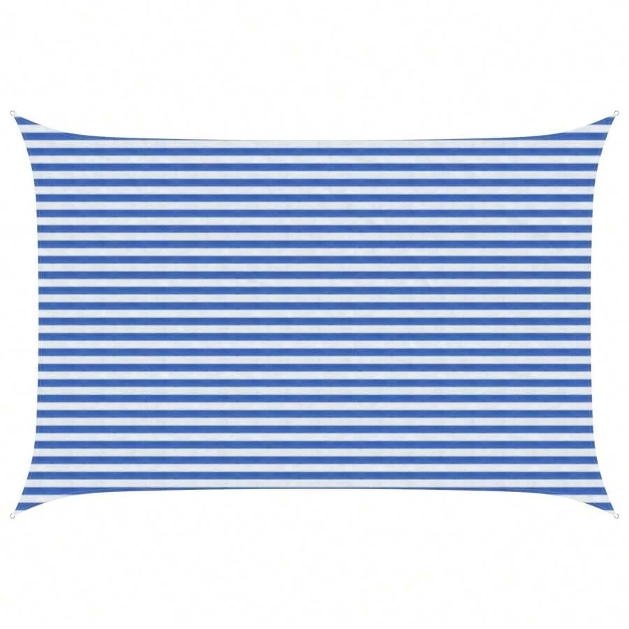 Toldo Vela Azul y Blanco 3 x 5 m HDPE - A - Ver 1