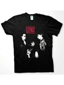 Caifanes Men's T-Shirts - 100% Cotton, Casual Crew Neck T-Shirt, Short Sleeve, Regular Fit, Knit Fabric, Unisex Non-Stretch T-Shirt YRE2 - 黑色 - 查看 4