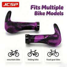 JCSP Ergonomic Shock-Absorbing Non-Slip Rubber Bicycle Handlebar Grips, Suitable For Mountain Bikes, Road Bikes, Folding Bikes - Multicolor - View 11