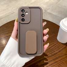(Follow The Store, Collect The Product To Get A Free Lanyard) Phone Case With Stand + Wrist Strap, Compatible With Apple 17 Pro Max, 16 Pro Max, 15 Pro Max, 14 Pro Max, 13 Pro Max, 12 Pro Max, 11 Pro Max, XS Max, 7, 8 Plus, Galaxy S26, 25, 24, 32, 1u, Honor - Brown - View 4