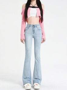 Women Pants - Baby Blue - View 1