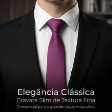 Men's Tie In A Solid Color, Matte Finish, Fine Texture, Ideal For Formal Suits, Weddings, Grooms, A Professional And Sophisticated Look. - Rose Red - View 1