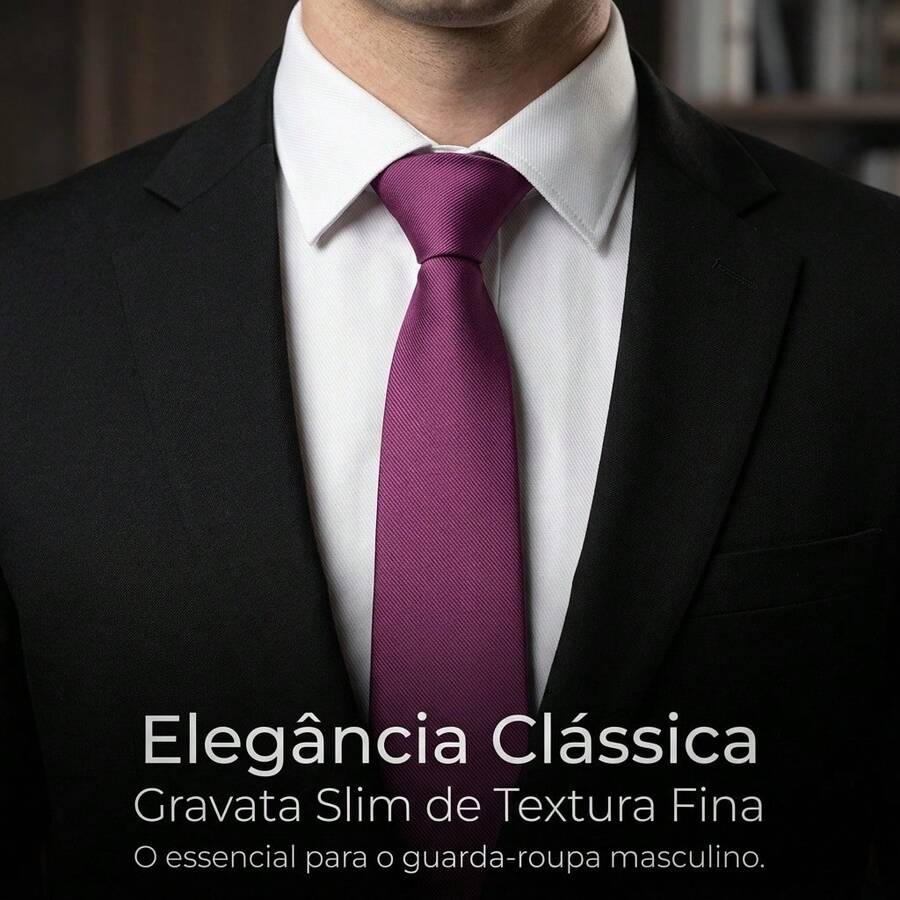 Men's Tie In A Solid Color, Matte Finish, Fine Texture, Ideal For Formal Suits, Weddings, Grooms, A Professional And Sophisticated Look. - Rose Red - View 1