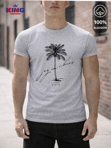 King T-shirt Men T-Shirts - Light Grey - View 1