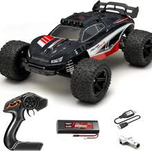 All Terrain 45KM/H High Speed Off Road RC Car, 1:8 Scale Outdoor Racing Drifting Climbing Monster Truck, Not A Toy, Designed For Professional Players, Collectors And Competitive Racing, 2.4Ghz Remote Control, Support Multiple Vehicles Playing - Black - View 11