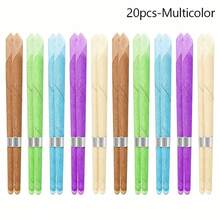 50/25/20/10/2pcs Ear Cleaning Sticks Set With Ear Candles, Flame Retardant Trays And Cleaning Sticks – Soft & Wax Removal Tools For Home Spa, Travel & Daily Hygiene - Multicolor - View 12