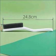 Cepillo para zapatos, cerdas duras de plástico, largo, hogar, dormitorio de estudiantes, cepillo de limpieza multifuncional diario BV8O - múltiple - Ver 8