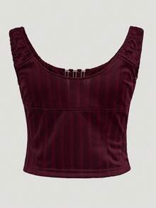 Adidas Originals 女款 ORIGINALS BLK 坦克背心，運動風網眼蕾絲休閒背心上衣 KU4751 - 黑色 - 查看 2