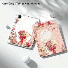 彩繪效果壓克力水晶平板保護殼，內置筆槽，3+Y折疊支架，相容於 Honor 8/9/10、Honor X8/X8A/X9/X8Pro/X9A/V9/V8 Pro、MatePad Se 11 吋/MatePad 11 吋/11.5 吋、MatePad Pro、Matepad 11.5 2025、Apple 8/9/10代/11代 2025 (A16)、Galaxy Tab A7/A9 及其他熱門平板型號 - 彩色 - 查看 3